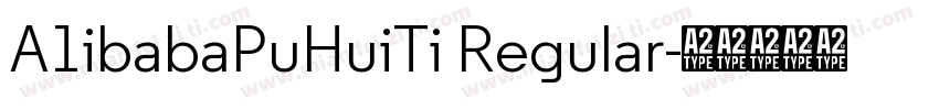 A1ibabaPuHuiTi Regular字体转换
